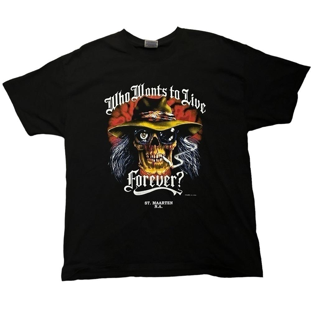 Vintage Graphic Skull T-shirt